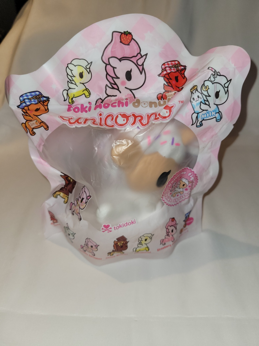 NWT tokidoki Mochi Donut Unicorno Squishy - Pink & Cream
